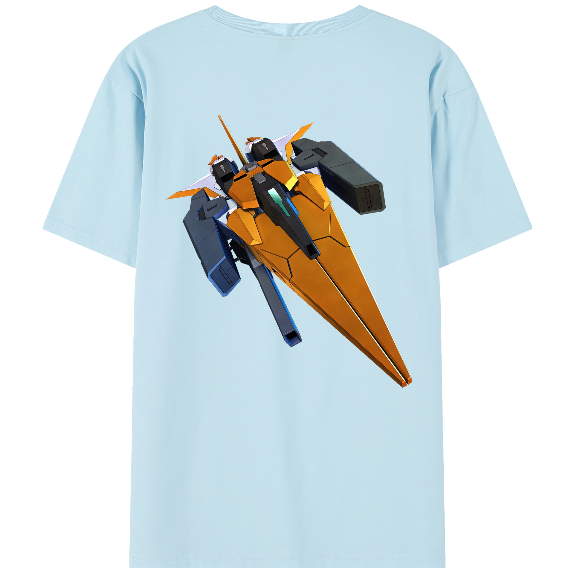 （画像用） 機動戦士ガンダム Mobile Suit Gundam 綿100％半袖Tシャツ（背面プリント）